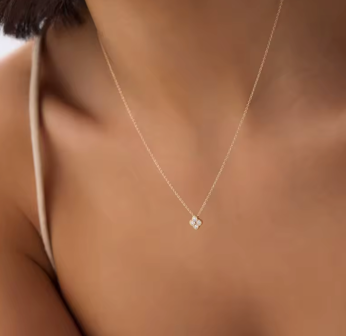 Petite Clover (Natural Diamond)